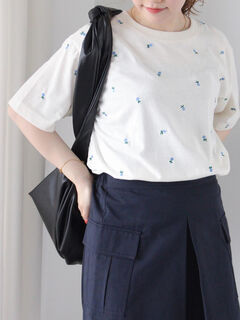 美品♡ エポカ パフスリーブ 半袖 ニット カットソー プルオーバー サイズ40 美品♡ エポカ パフスリーブ 半袖 ニット カットソー プル