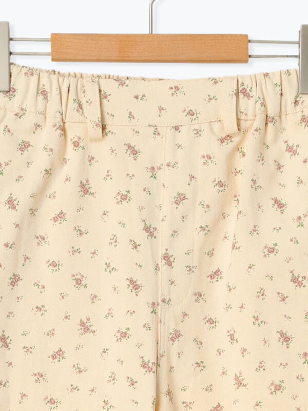 花柄ツイルパンツ（ボトムス/パンツ）【セール】｜ehka sopo