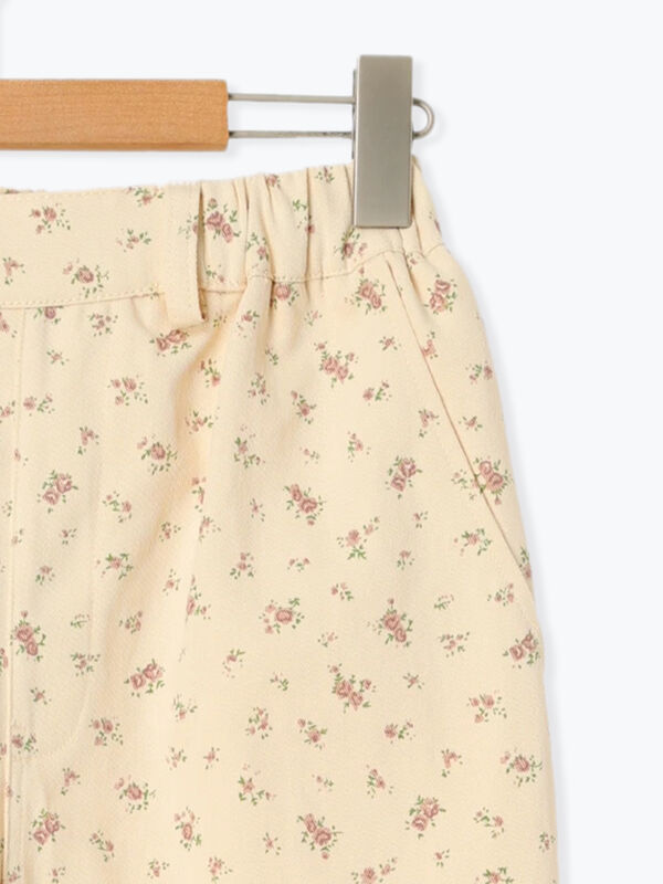 花柄ツイルパンツ（ボトムス/パンツ）【セール】｜ehka sopo