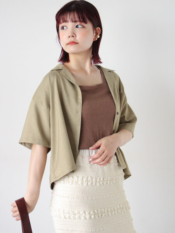 ◎オープンカラーシャツ(セットアップ可)（トップス/シャツ・ブラウス