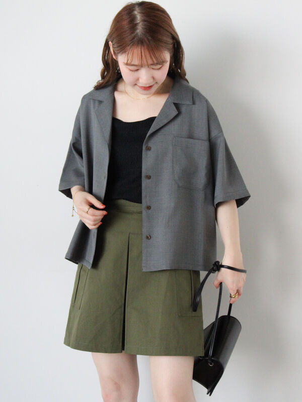 ◎オープンカラーシャツ(セットアップ可)（トップス/シャツ・ブラウス