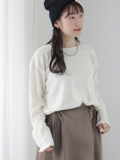 カーディガン(ホワイト/白系)のセール・アウトレット