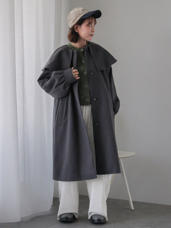 ケープカラーコート（アウター/コート）【セール】｜ehka sopo