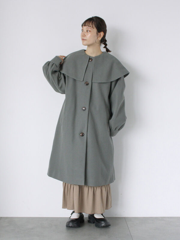 ケープカラーコート（アウター/コート）【セール】｜ehka sopo