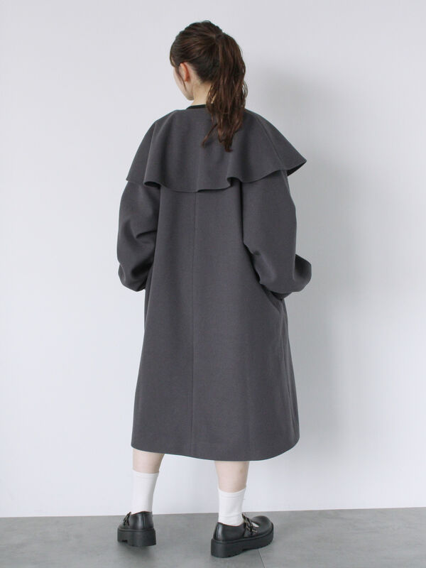 ケープカラーコート（アウター/コート）【セール】｜ehka sopo