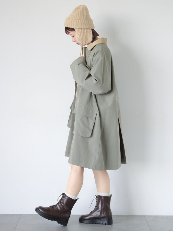 コーデュロイ襟コート（アウター/コート）【セール】｜ehka sopo