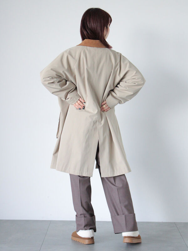 コーデュロイ襟コート（アウター/コート）【セール】｜ehka sopo