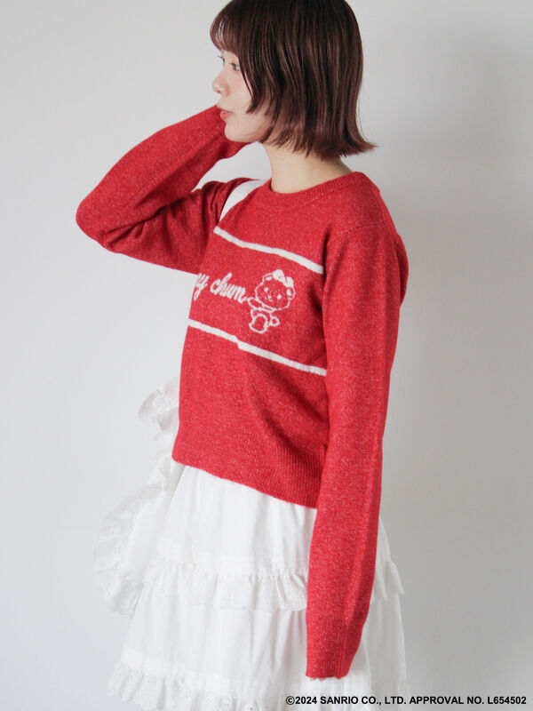 サンリオ】タイニーチャム/ジャカードプルオーバー（トップス/ニット