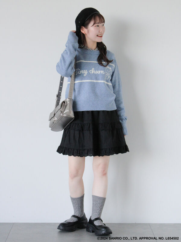 サンリオ】タイニーチャム/ジャカードプルオーバー（トップス/ニット