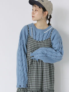 トップス(ブルー/青系)のセール・アウトレット｜レディース