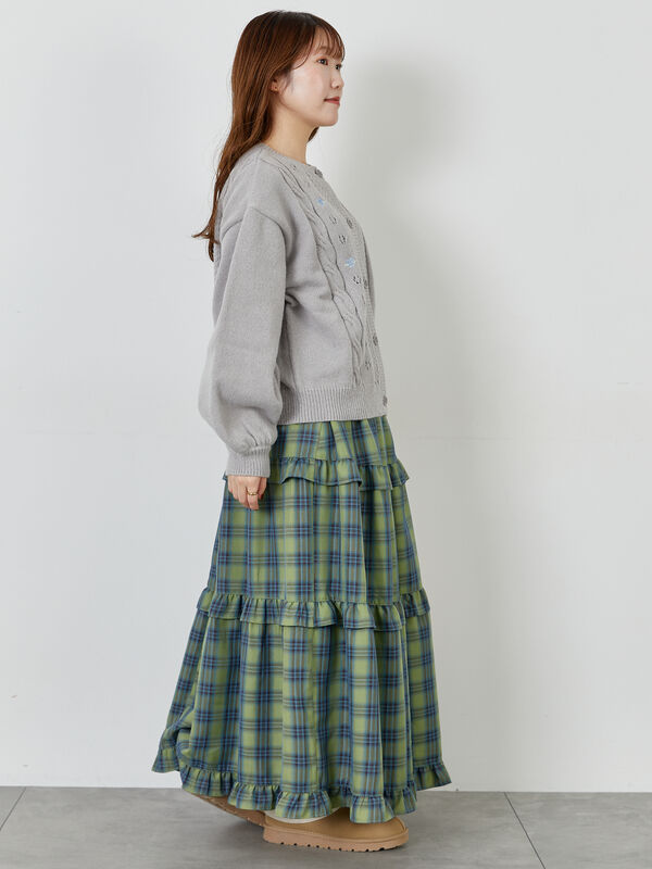 花刺繍カーディガン（トップス/カーディガン）【セール】｜ehka sopo