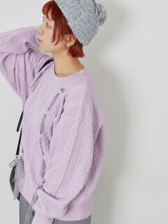 ニット・セーター(パープル/紫系)のセール・アウトレット｜レディース