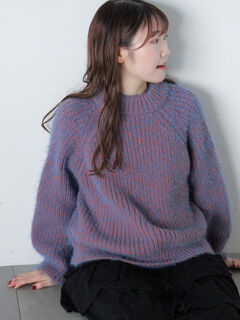 ニット・セーター(オレンジ/橙色系)のセール・アウトレット