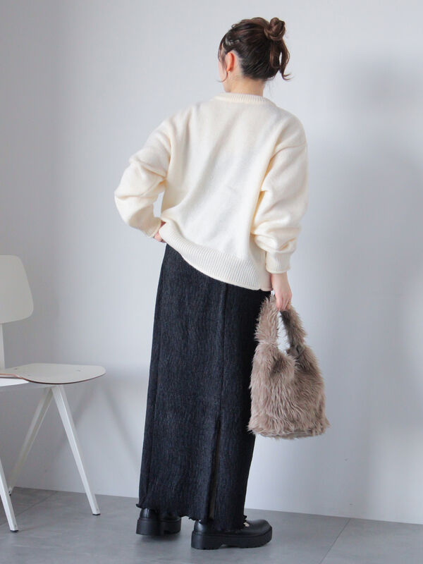 花モチーフニット（トップス/ニット・セーター）【セール】｜ehka sopo