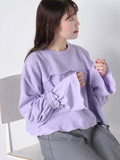 トップス(パープル/紫系)のセール・アウトレット｜レディース