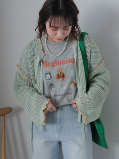 カーディガン(グリーン/緑系)のセール・アウトレット｜レディース