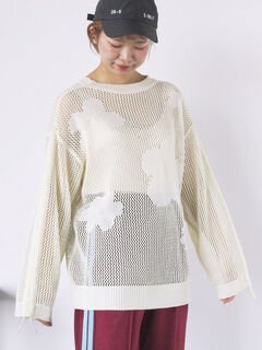 ニット・セーター(ホワイト/白系)のセール・アウトレット｜レディース