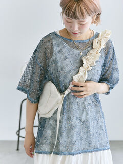 ブルー/青系アイテムのセール・アウトレット｜レディースファッション