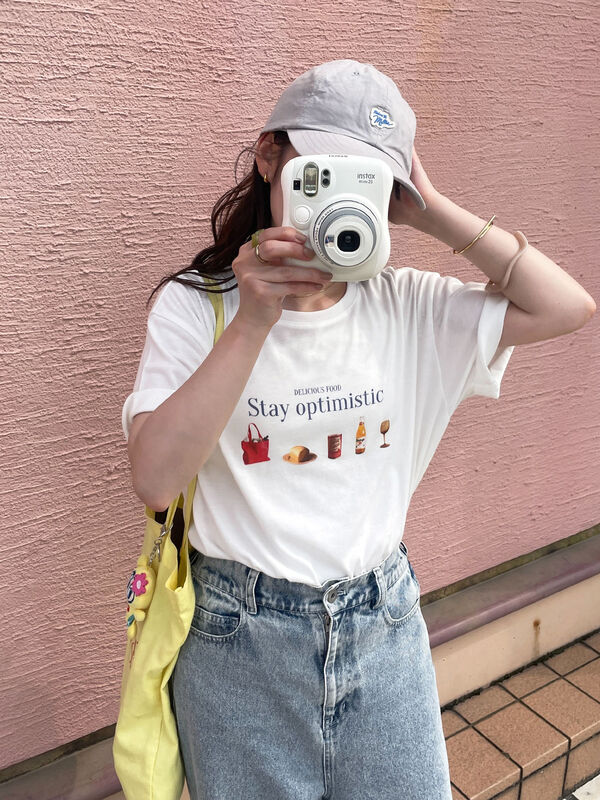 フードプリントTシャツ（トップス/Tシャツ）【セール】｜ehka sopo