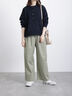 ◎前後2wayヘンリーネックニットプルオーバー（オフホワイト/グリーン/ネイビー）｜Samansa Mos2 blue（サマンサモスモス ブルー）通販