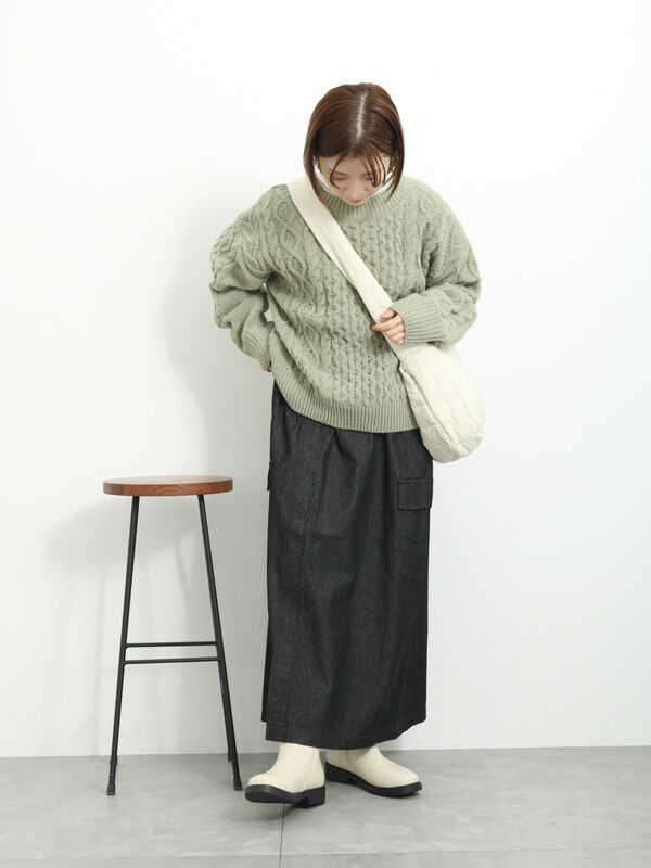 サマンサモスモス　2点 ◎ハーフジップニットトップス（トップス/ニット・セーター