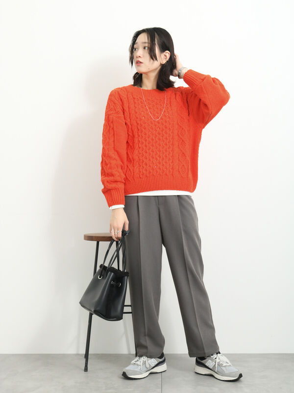 サマンサモスモス　2点 ◎ハーフジップニットトップス（トップス/ニット・セーター