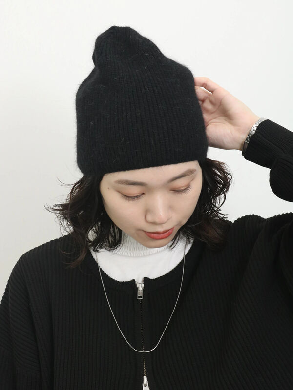 アンゴラニットビーニー（アクセサリー/ハット・帽子）【セール