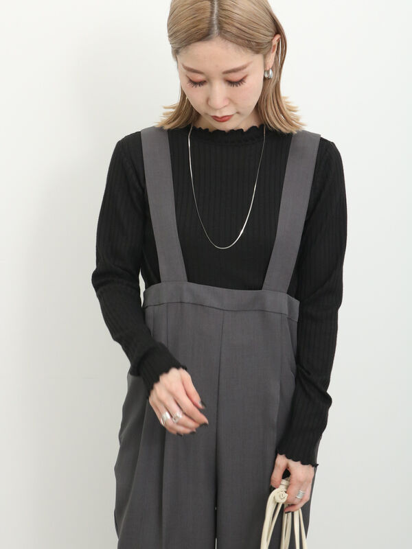 センタープレスサロペット（ボトムス/パンツ）【セール】｜Samansa