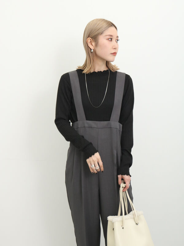 センタープレスサロペット（ボトムス/パンツ）【セール】｜Samansa