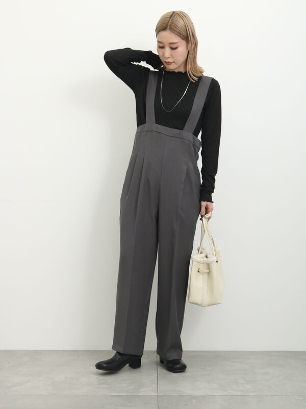 センタープレスサロペット（ボトムス/パンツ）【セール】｜Samansa