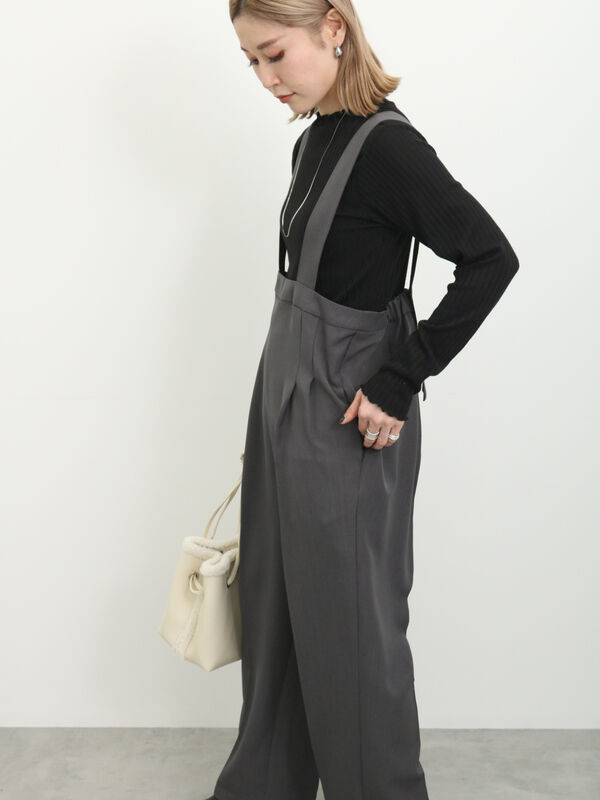 センタープレスサロペット（ボトムス/パンツ）【セール】｜Samansa