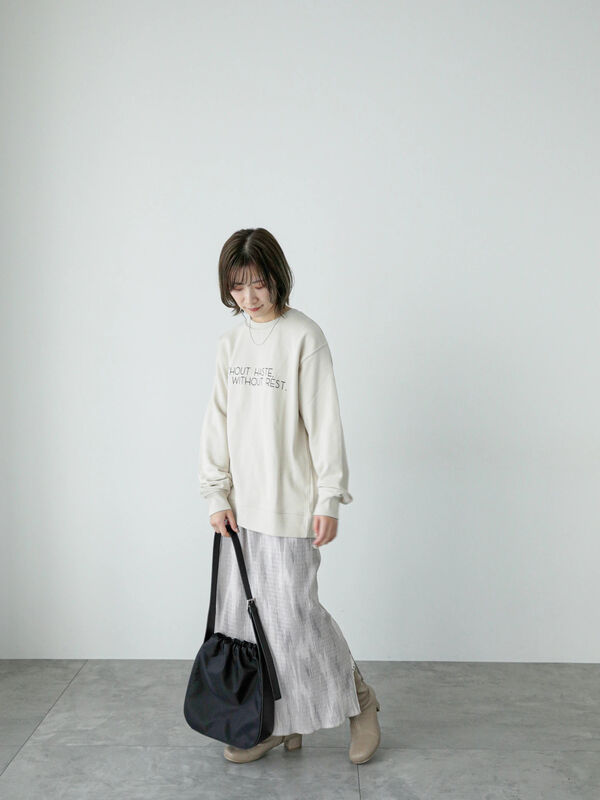 ベロアニュアンス柄ナロースカート（ボトムス/スカート）【セール