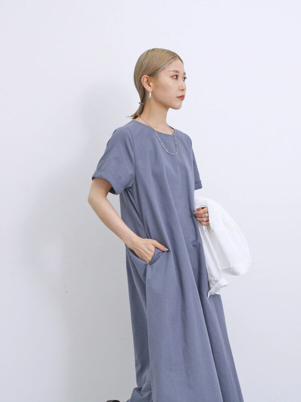 【送料込】Samansa Mos2 ★１回着★リネンワンピース♪★X523 タグ付きkazumi samansa mos2 袖口刺繍リネンワンピ - メルカリ