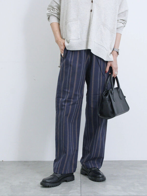 イージーケア】リネン混イージーパンツ（ボトムス/パンツ）【セール