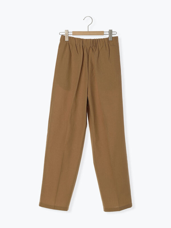 イージーケア】リネン混イージーパンツ（ボトムス/パンツ）【セール