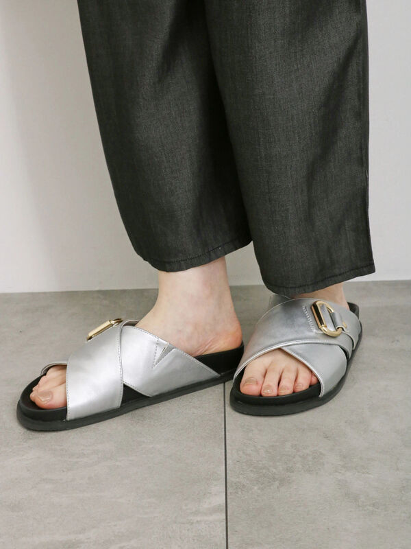 バックルクロスベルトサンダル（シューズ/ドレスシューズ）【セール