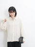 【接触冷感】麻レーヨンシャツ（キナリ）｜Samansa Mos2 blue（サマンサモスモス ブルー）通販