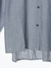 【接触冷感】麻レーヨンシャツ（チャコールグレー/イエロー/カーキ/ブルー/ネイビー/キナリ）｜Samansa Mos2 blue（サマンサモスモス ブルー）通販