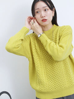 ニット・セーター(イエロー/黄色系)のセール・アウトレット