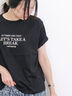 ロゴプリントTシャツ（ブラック）｜Samansa Mos2 blue（サマンサモスモス ブルー）通販