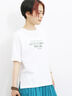 ロゴプリントTシャツ（オフホワイト/チャコールグレー/ブラック/オレンジ/グリーン）｜Samansa Mos2 blue（サマンサモスモス ブルー）通販