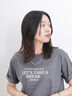 ロゴプリントTシャツ（オフホワイト/チャコールグレー/ブラック/オレンジ/グリーン）｜Samansa Mos2 blue（サマンサモスモス ブルー）通販