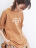 ロゴプリントTシャツ（オフホワイト/チャコールグレー/ブラック/オレンジ/グリーン）｜Samansa Mos2 blue（サマンサモスモス ブルー）通販