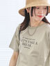 ロゴプリントTシャツ（オフホワイト/チャコールグレー/ブラック/オレンジ/グリーン）｜Samansa Mos2 blue（サマンサモスモス ブルー）通販
