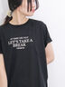 ロゴプリントTシャツ（オフホワイト/チャコールグレー/ブラック/オレンジ/グリーン）｜Samansa Mos2 blue（サマンサモスモス ブルー）通販