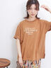 ロゴプリントTシャツ（オフホワイト/チャコールグレー/ブラック/オレンジ/グリーン）｜Samansa Mos2 blue（サマンサモスモス ブルー）通販