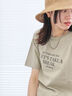 ロゴプリントTシャツ（オフホワイト/チャコールグレー/ブラック/オレンジ/グリーン）｜Samansa Mos2 blue（サマンサモスモス ブルー）通販