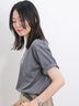 ロゴプリントTシャツ（オフホワイト/チャコールグレー/ブラック/オレンジ/グリーン）｜Samansa Mos2 blue（サマンサモスモス ブルー）通販