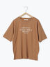 ロゴプリントTシャツ（オフホワイト/チャコールグレー/ブラック/オレンジ/グリーン）｜Samansa Mos2 blue（サマンサモスモス ブルー）通販