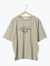 ロゴプリントTシャツ（オフホワイト/チャコールグレー/ブラック/オレンジ/グリーン）｜Samansa Mos2 blue（サマンサモスモス ブルー）通販